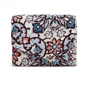 Vera Bradley RFID Mini Tri-Fold Wallet - Lisbon Medallion - NWT
